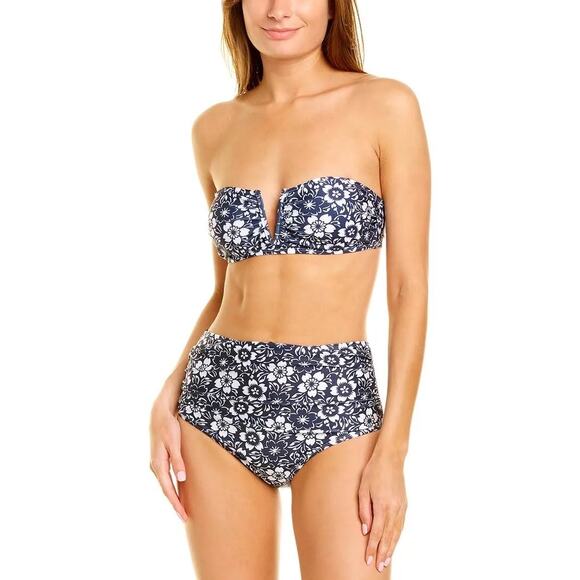 NWT Nicole Miller Women's V Wire Bandeau Top Bra Size Small - Picture 1 of 6